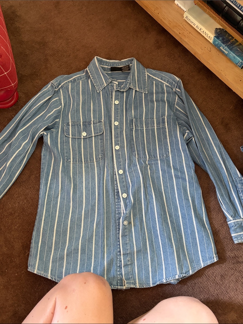 Route 66 Cotton Denim Button Up